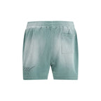 Green Cotton Bermuda Shorts