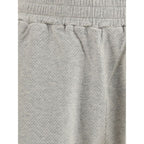 Cream Cotton Bermuda Shorts