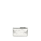 Silver Calf Leather Bos Taurus Wallet