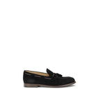 Black Calf Leather Bos Taurus Slip-On Loafers