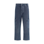 Blue Cotton Jeans Denim