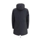 Black Polyester Parka
