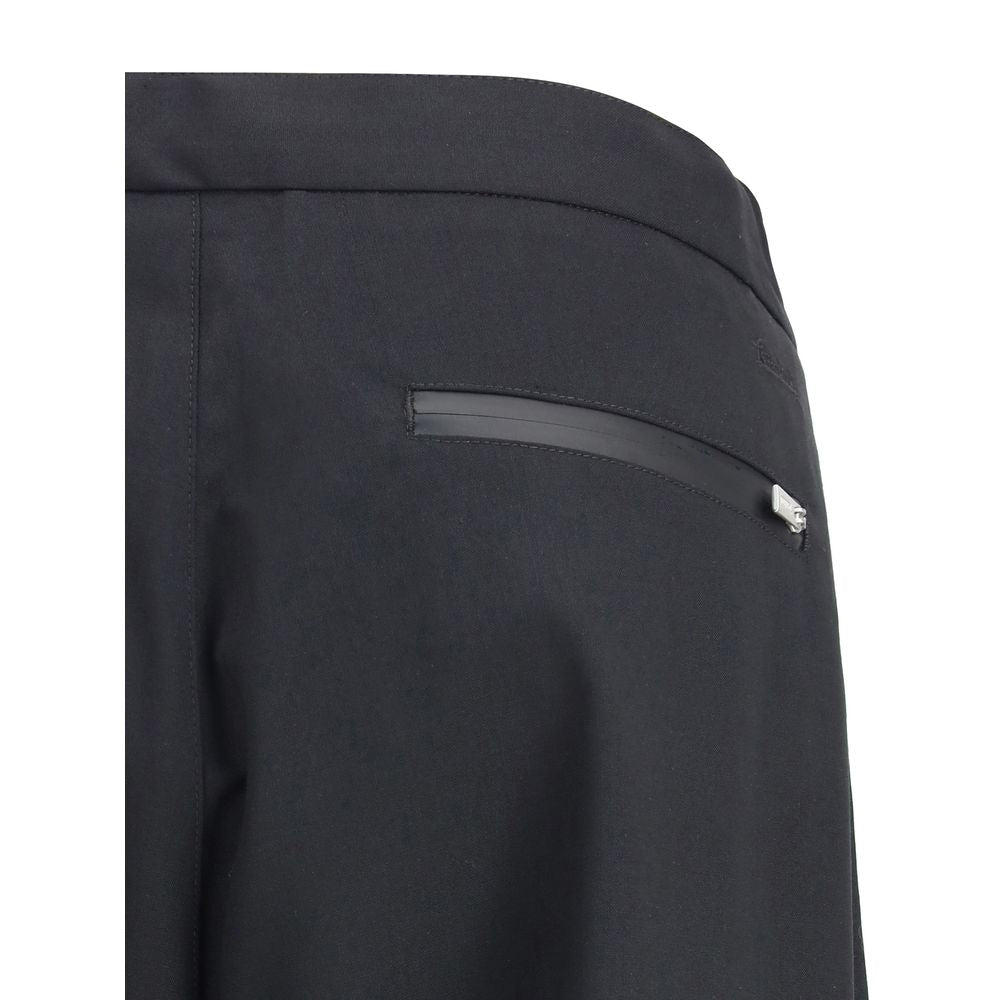 Black Polyester Dress Pants