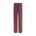 Purple Tencel Relaxed Fit Jeans