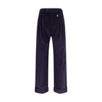 Blue Cotton Pants