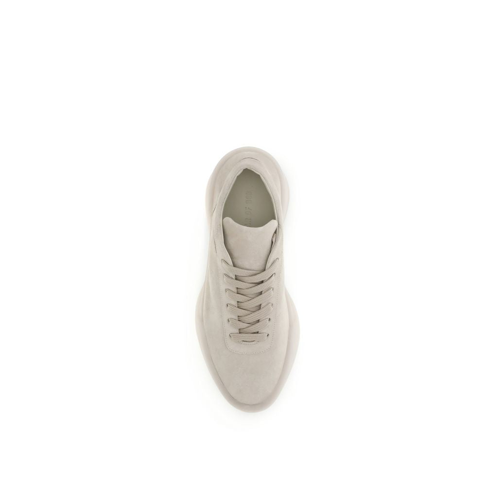 Beige Rubber Athletic Sneakers