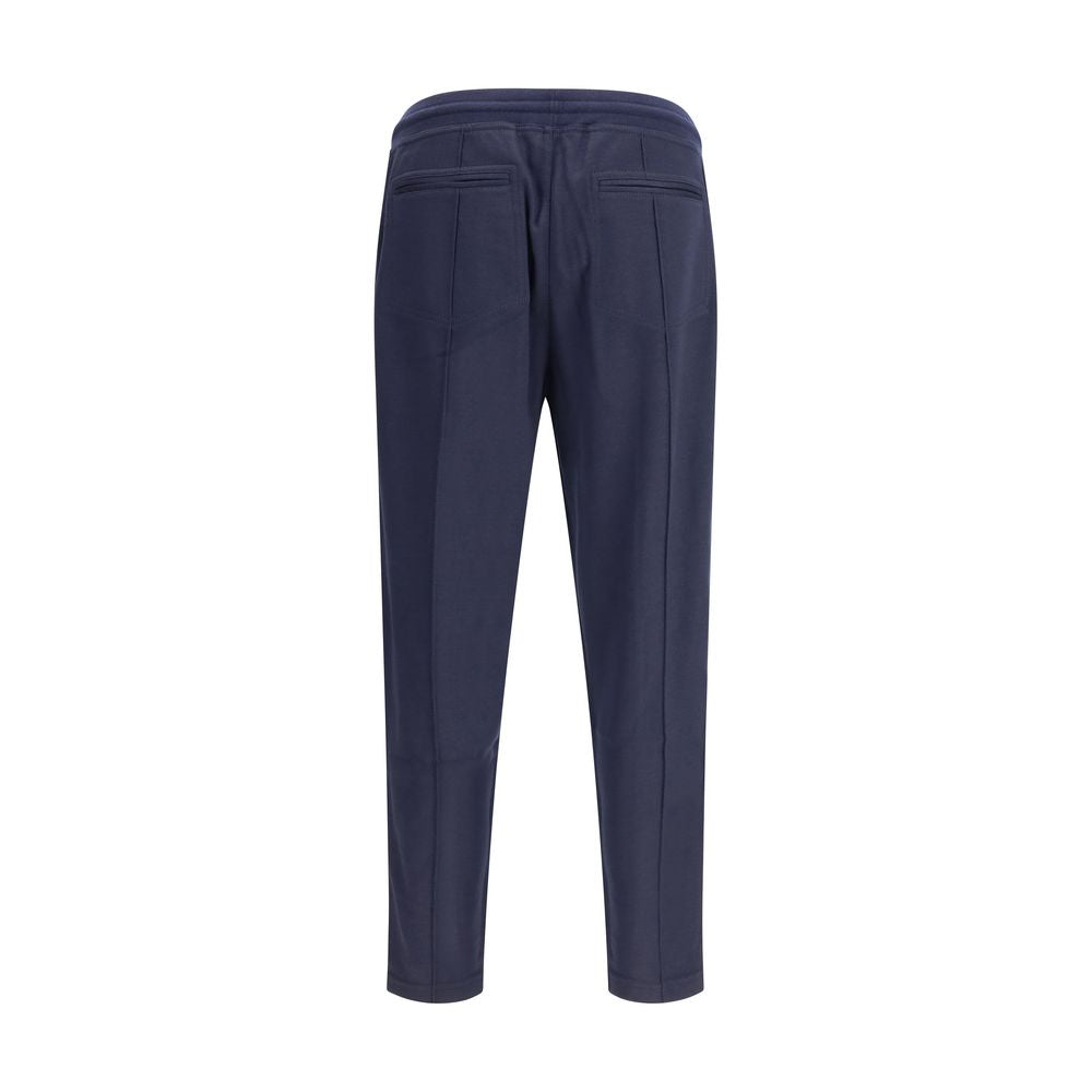 Blue Cashmere Athletic Pants
