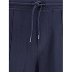Blue Cashmere Athletic Pants