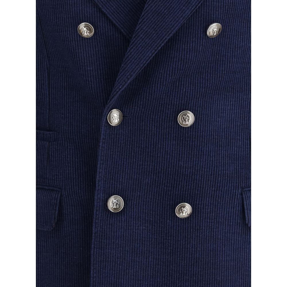 Blue Wool Coat