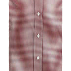 Red Cotton Pattern Shirt