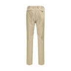 Bicolor Cotton Chino Pants