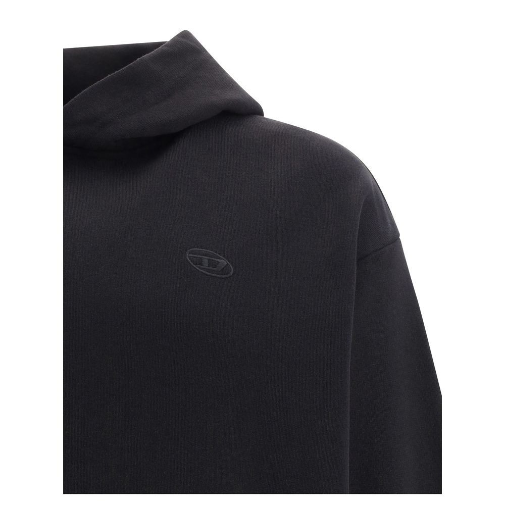 Black Elastane Sweatshirt