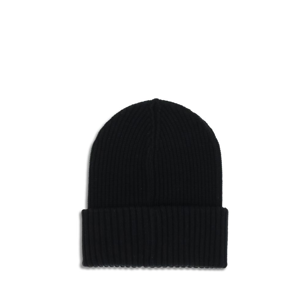 Black Wool Beanie