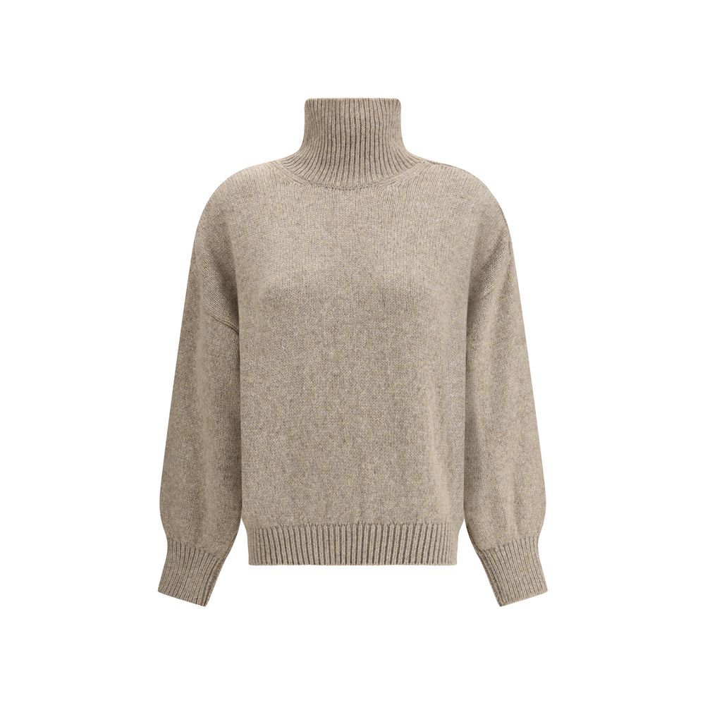 Beige Cashmere Cashmere Sweater