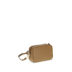 Beige Calf Leather Bos Taurus Shoulder Bag