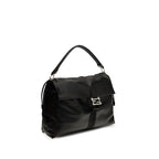 Black Calf Leather Bos Taurus Shoulder Bag
