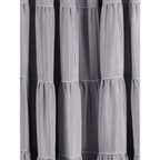 Gray Silk Long Skirt