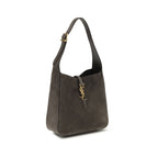 Gray Calf Leather Bos Taurus Shoulder Bag