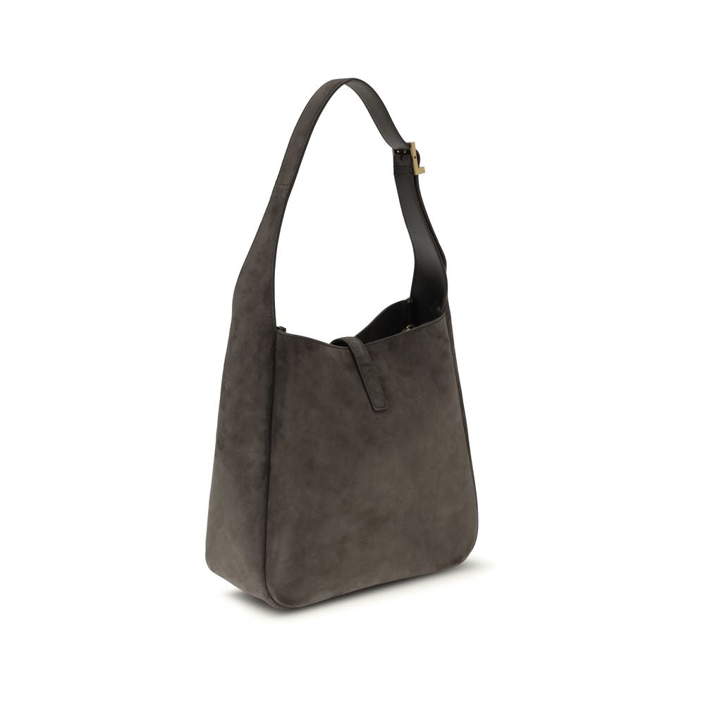 Gray Calf Leather Bos Taurus Shoulder Bag
