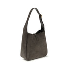 Gray Calf Leather Bos Taurus Shoulder Bag