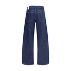 Blue Cotton Jeans Denim