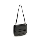 Black Calf Leather Bos Taurus Shoulder Bag