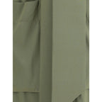 Green Silk Casual Dress