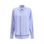 Light Blue Cotton Pattern Shirt