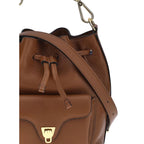 Brown Calf Leather Bos Taurus Backet Bag