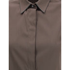 Brown Cotton Shirt
