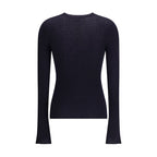 Blue Wool Sweatshirt