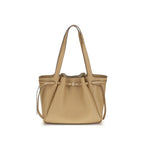 Beige Leather Handbag