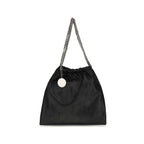 Black Polyester Shoulder Bag