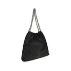 Black Polyester Shoulder Bag