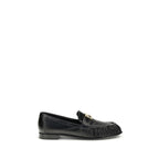Black Calf Leather Bos Taurus Slip-On Loafers