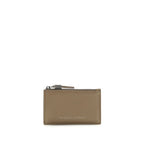 Beige Calf Leather Bos Taurus Wallet