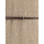 Beige Mohair Casual Dress