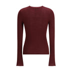 Bordeaux Wool Sweatshirt