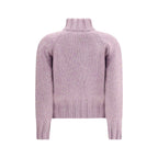 Purple Cashmere Cardigan