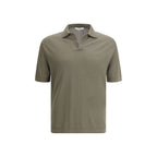 Green Cotton Polo Shirt