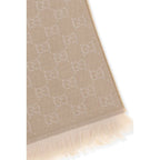 Beige Wool Scarf