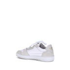 White Recycled Polyester Low Top Sneakers
