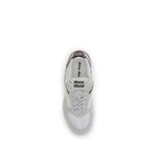 White Calf Leather Bos Taurus Athletic Sneakers