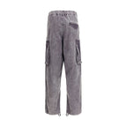 Black Cotton Cargo Pants
