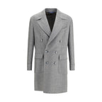 Gray Fleece Wool Coat