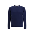 Blue Merino Wool Cashmere Sweater