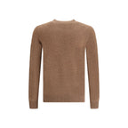 Brown Merino Wool Sweatshirt