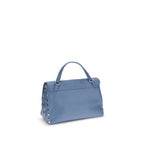 Blue Calf Leather Bos Taurus Shoulder Bag