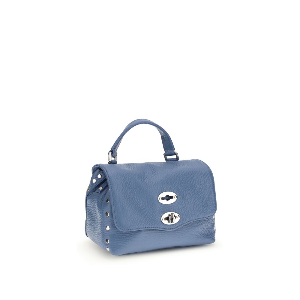 Blue Calf Leather Bos Taurus Shoulder Bag