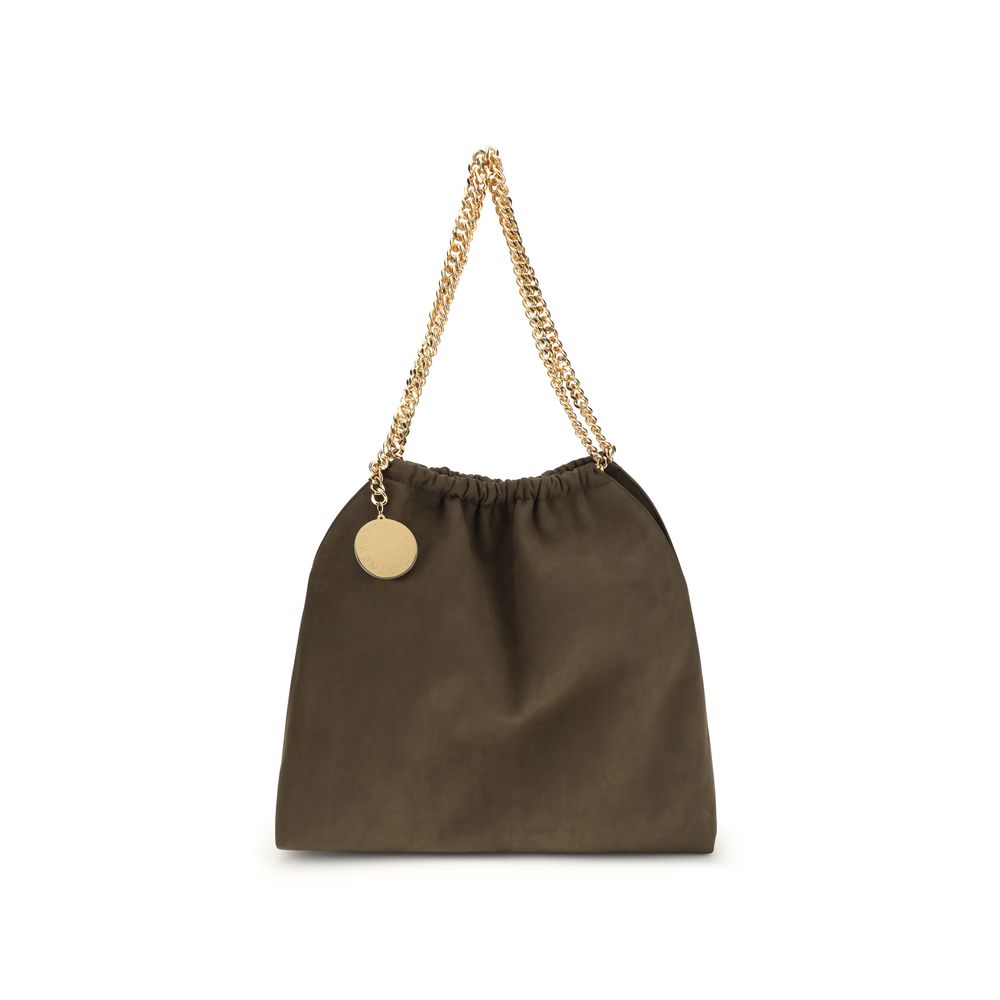 Brown Polyester Shoulder Bag